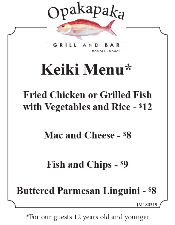 Children's Menu